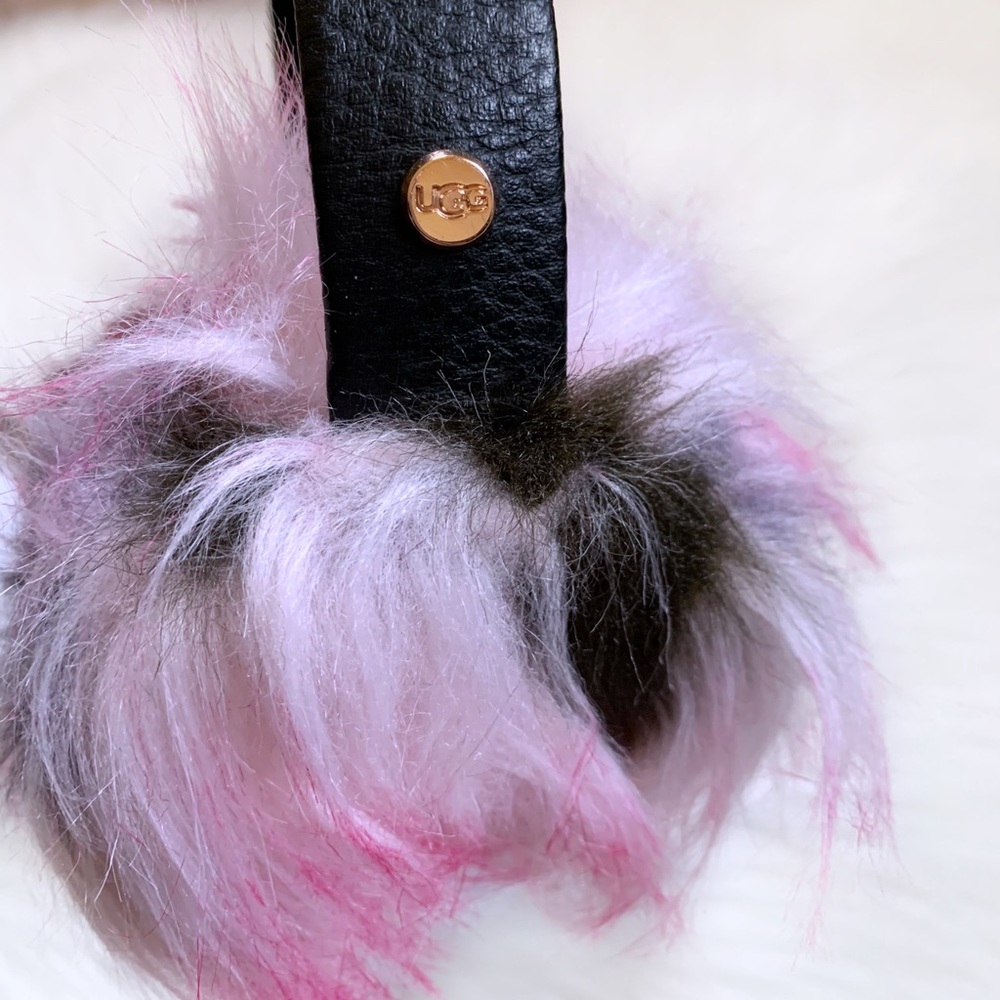 UGG Wired Faux Fur Patchwork Earmuffs - Picture 5 of 9